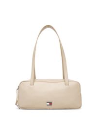 Tommy Jeans Torebka Tjw City Shoulder Bag AW0AW18075 Beżowy. Kolor: beżowy. Materiał: skórzane #1