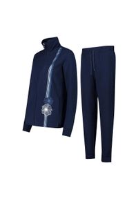 Komplet damski turystyczny CMP. Kolor: niebieski. Materiał: dresówka