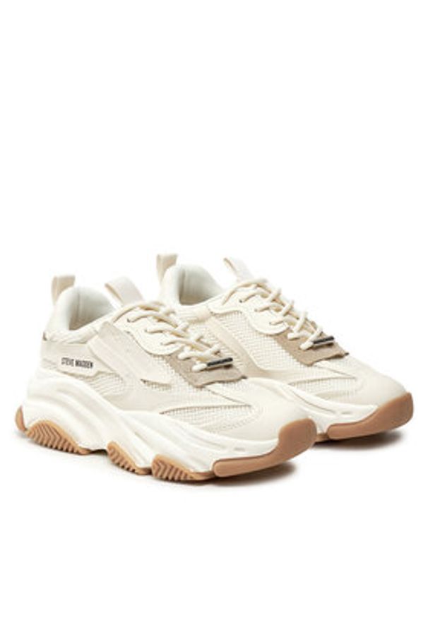 Steve Madden Sneakersy Possession-E SM19000033 Biały. Kolor: biały. Materiał: skóra
