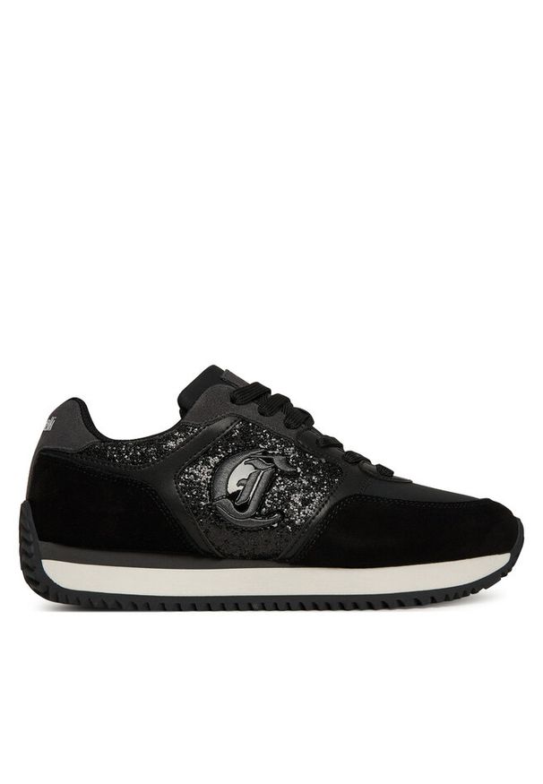 Sneakersy Just Cavalli. Kolor: czarny