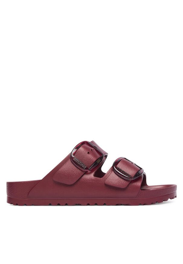 Birkenstock Klapki Arizona Big Buckle 1033115 Bordowy. Kolor: czerwony. Materiał: syntetyk