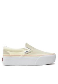 Vans Tenisówki Classic Slip-On Stackform VN000CN14481 Beżowy. Zapięcie: bez zapięcia. Kolor: beżowy. Materiał: materiał