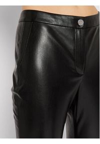 Hugo Spodnie z imitacji skóry Himati-1 50466586 Czarny Slim Fit. Kolor: czarny. Materiał: syntetyk, skóra #5