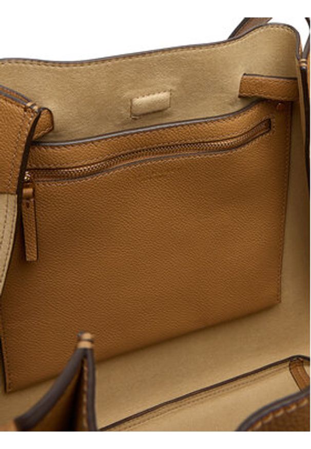 Tory Burch Torebka Romy Tote 163388 Brązowy. Kolor: brązowy. Materiał: skórzane