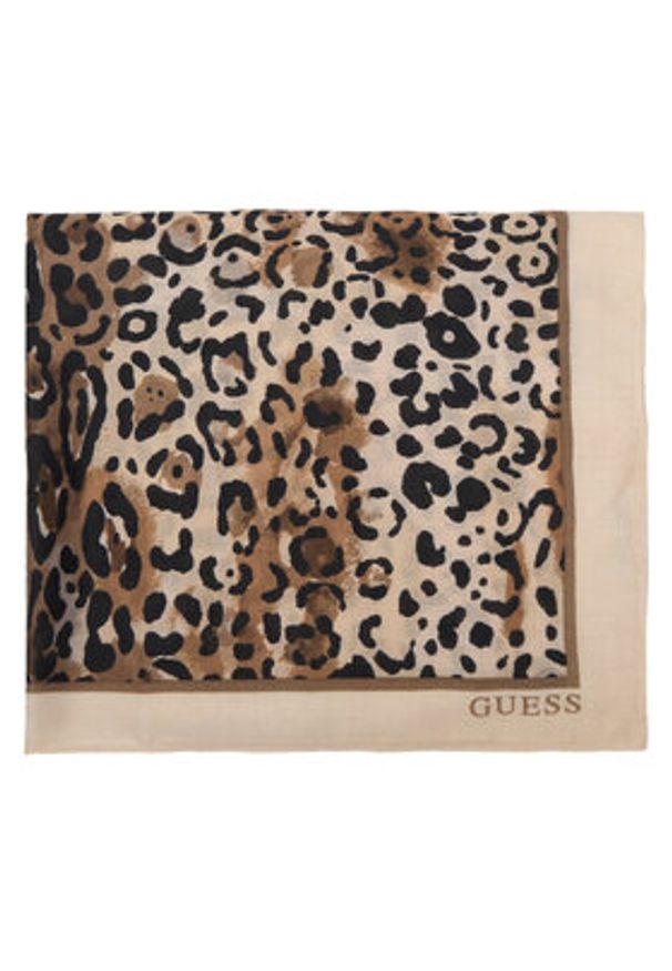 Guess Szal AW5495 POL03 Beżowy. Kolor: beżowy. Materiał: poliester