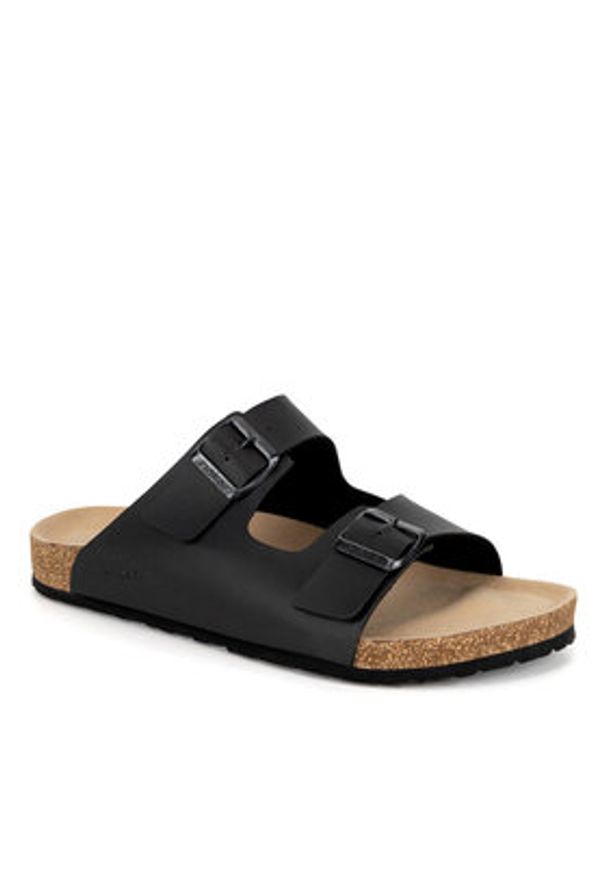 Rieker Klapki 22190-01 Czarny. Kolor: czarny