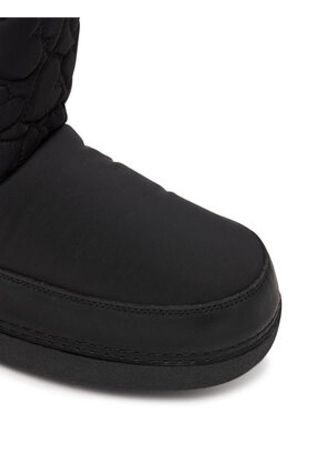 Love Moschino - LOVE MOSCHINO Śniegowce JA24202G1NISE00A Czarny. Kolor: czarny. Materiał: materiał