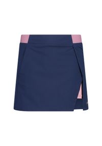 Spodenki 2 w 1 dla dziewczynek CMP. Kolor: niebieski. Sport: turystyka piesza #1