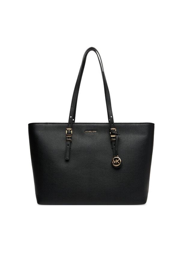 MICHAEL Michael Kors Torebka Quinn 30T5GQNT9L Czarny. Kolor: czarny. Materiał: skórzane