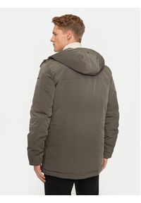 Geox Parka Sandford M4628F T3148 F3269 Zielony Regular Fit. Kolor: zielony. Materiał: syntetyk