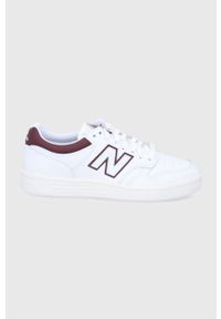 New Balance Buty skórzane BB480LDB kolor biały. Nosek buta: okrągły. Zapięcie: sznurówki. Kolor: biały. Materiał: skóra. Sport: bieganie #1