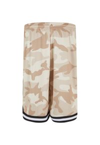 Szorty z siatki Urban Classics AOP. Kolor: beżowy. Materiał: dzianina. Długość: krótkie. Sezon: lato #1