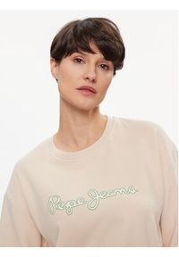 Pepe Jeans Bluza Lana PL581430 Écru Regular Fit. Materiał: bawełna #4