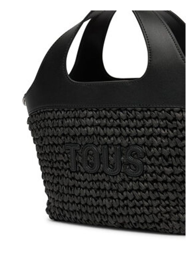 Tous - TOUS Torebka Lirio Rafia 2002205351 Czarny. Kolor: czarny