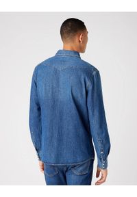 Wrangler - WRANGLER 27MW 1YEAR MĘSKA KOSZULA JEANSOWA JEANS W5MSLW924. Materiał: jeans #6