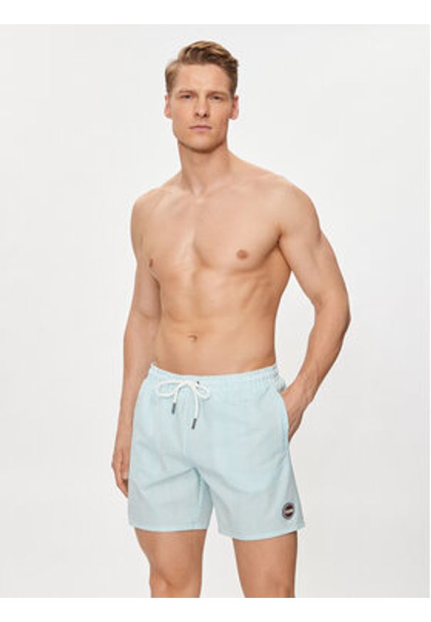 Colmar Szorty kąpielowe 7278R 7XP Zielony Regular Fit. Kolor: zielony. Materiał: syntetyk