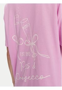 only - ONLY T-Shirt Vivvi 15346761 Różowy Regular Fit. Kolor: różowy. Materiał: bawełna #3