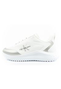 Buty damskie sportowe Calvin Klein Eva Runner. Kolor: szary, biały, wielokolorowy