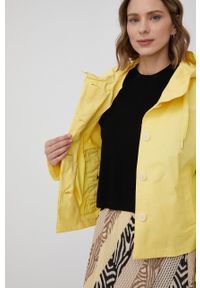 Pennyblack kurtka damska kolor żółty przejściowa. Okazja: na co dzień. Kolor: żółty. Materiał: materiał. Styl: casual #5