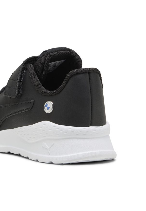 Puma - Dziecięce sneakersy BMW M Motorsport Anzarun PUMA Black. Okazja: na co dzień. Zapięcie: pasek. Kolor: czarny. Materiał: syntetyk. Szerokość cholewki: normalna