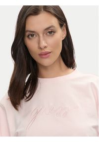 Guess Bluza Carrie O3YQ01 KBS91 Różowy Regular Fit. Kolor: różowy. Materiał: bawełna #3