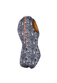 Strój pływacki jednoczęściowy damski ZONE3 OWS Renew High Neck. Kolor: czarny #2