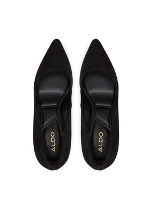 Aldo Szpilki Lala 13771040 Czarny. Kolor: czarny. Materiał: skóra. Obcas: na szpilce