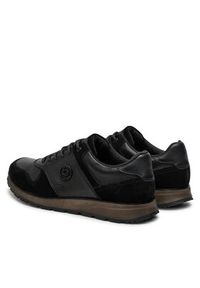 Bugatti Sneakersy BUGATTI-331APA021410 1010 BLACK / BLACK Czarny. Kolor: czarny. Materiał: skóra