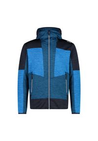 Polarowa bluza z kapturem CMP. Typ kołnierza: kaptur. Kolor: turkusowy, niebieski, wielokolorowy, zielony. Materiał: polar. Sezon: zima. Sport: narciarstwo #1