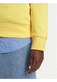 Tommy Jeans Bluza Flag DW0DW22564 Żółty jasny Regular Fit. Kolor: żółty. Materiał: bawełna #3