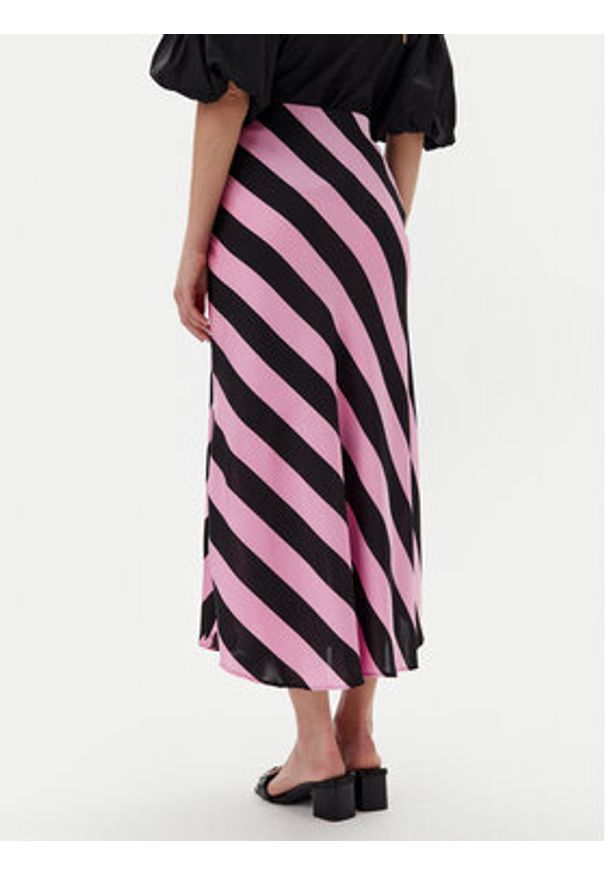 LOLA CASADEMUNT Spódnica midi LS2508003 Różowy Regular Fit. Kolor: różowy. Materiał: syntetyk