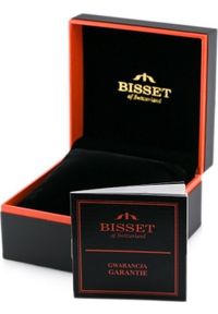 Zegarek Bisset ZEGAREK MĘSKI BISSET BSCE61 (zb097a) - SZAFIROWE SZKŁO. Kolor: niebieski #1