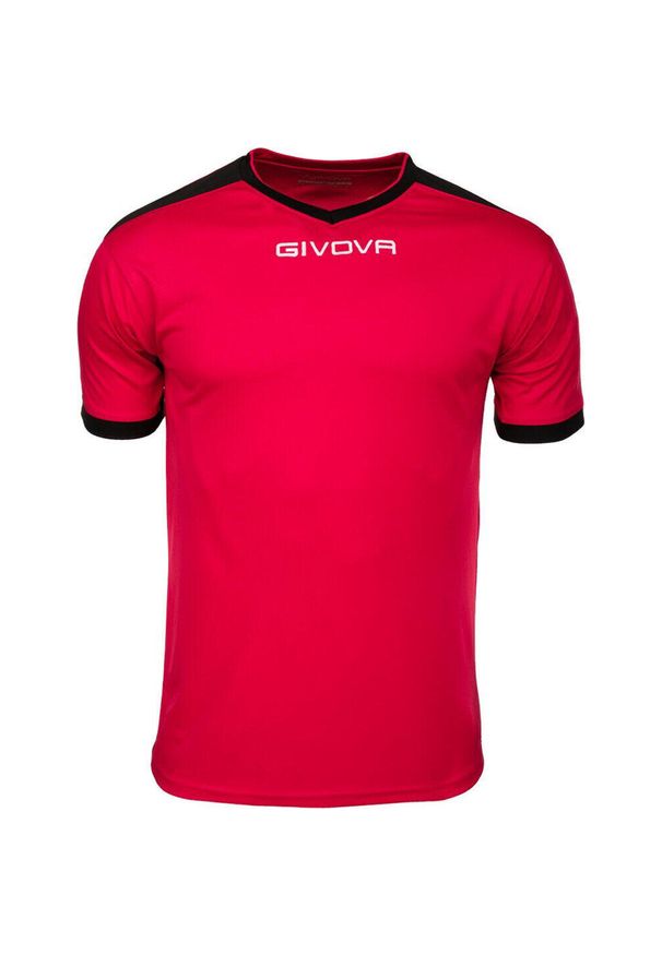 Koszulka sportowa męska Givova Revolution Interlock. Kolor: czerwony