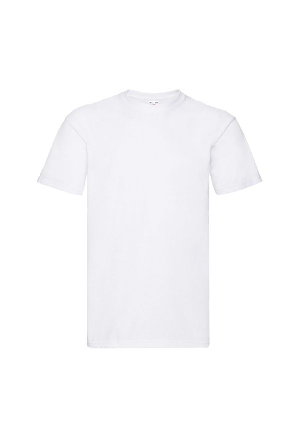 FRUIT OF THE LOOM - Koszulka Unisex Dla Dorosłych Super Premium. Kolor: biały
