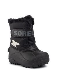 sorel - Sorel Śniegowce Childrens Snow Commander NC1960 Czarny. Kolor: czarny. Materiał: materiał