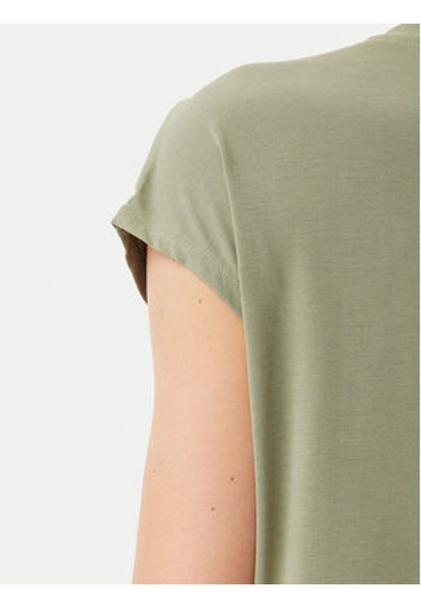 Vila T-Shirt Modala 14074847 Zielony Regular Fit. Kolor: zielony. Materiał: syntetyk