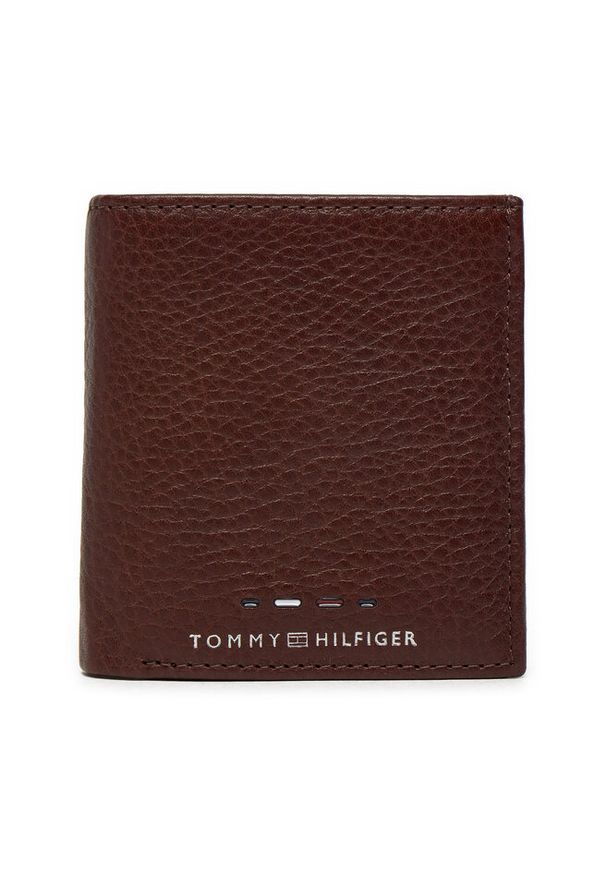 TOMMY HILFIGER - Portfel męski Tommy Hilfiger. Kolor: brązowy