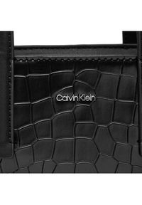 Calvin Klein Torebka Ck Must Mini Tote_Croco K60K612163 Czarny. Kolor: czarny. Materiał: skórzane #5
