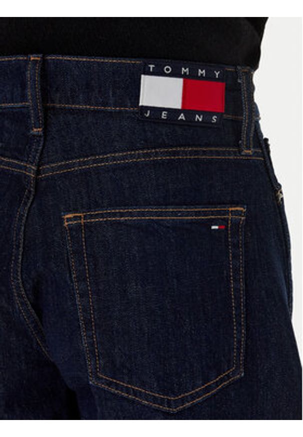 Tommy Jeans Jeansy Ella DW0DW22617 Granatowy Barrel Fit. Kolor: niebieski