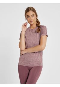 Koszulka fitness damska Hummel CI bezszwowa. Kolor: czerwony, wielokolorowy, różowy. Sport: fitness