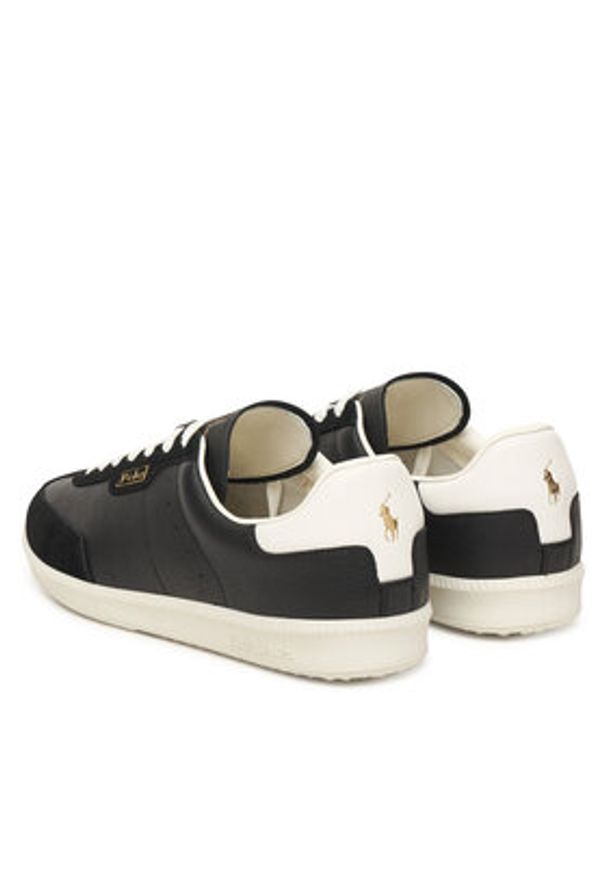 Polo Ralph Lauren Sneakersy 809P01642002 Czarny. Kolor: czarny. Materiał: skóra