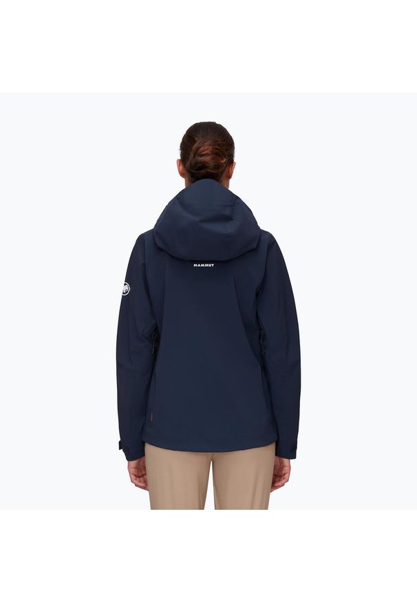 Kurtka przeciwdeszczowa damska Mammut Alto Guide HS Hooded. Kolor: niebieski