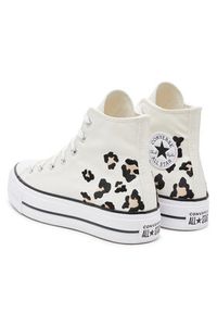 Converse Trampki Chuck Taylor All Star Lift Platform A14936C Écru. Kolor: kremowy. Materiał: materiał. Obcas: na platformie #2