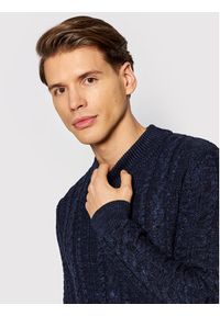 Jack&Jones PREMIUM Sweter Albert 12192509 Granatowy Regular Fit. Kolor: niebieski. Materiał: bawełna #2