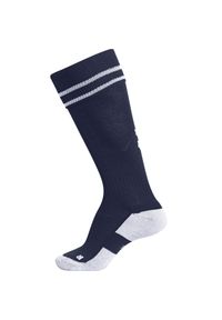 Getry piłkarskie dla dorosłych Hummel Element Football Sock. Kolor: wielokolorowy, biały, niebieski. Sport: piłka nożna