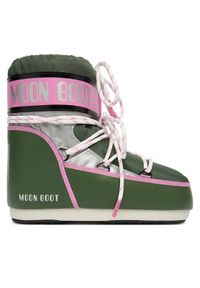 Moon Boot Śniegowce Mb Icon Low Space Racing 80D1409650 Szary. Kolor: szary. Materiał: materiał #1