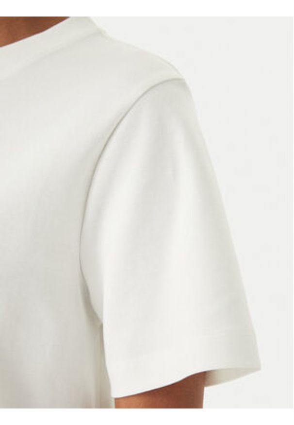 TOMMY HILFIGER - Tommy Hilfiger T-Shirt WW0WW49646 Biały Boxy Fit. Kolor: biały. Materiał: bawełna