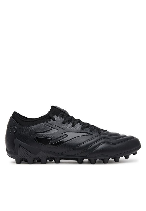 Joma Buty do piłki nożnej Powerful 2521 POWS2521AG Czarny. Kolor: czarny. Materiał: skóra