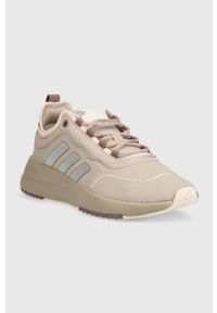 Adidas - adidas buty do biegania Fukasa Run kolor beżowy. Zapięcie: sznurówki. Kolor: beżowy. Materiał: materiał, guma. Szerokość cholewki: normalna. Model: Adidas Cloudfoam. Sport: bieganie #3