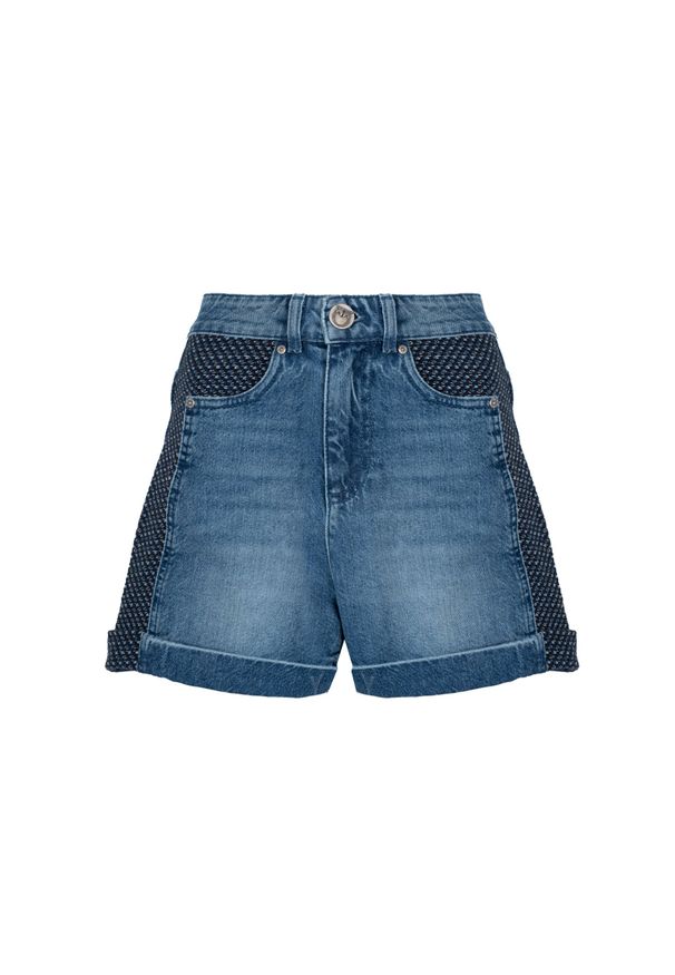 Pinko Szorty "Dotta" | 1J10TF Y653 | Kobieta | Niebieski. Kolor: niebieski. Materiał: bawełna. Styl: klasyczny, elegancki